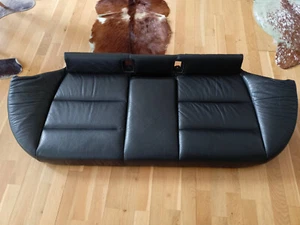 BMW E36 Touring Ledersitze Lederrücksitzbank Rücksitzbank schwarz - Bild 1 von 3