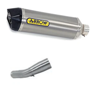 ESCAPE + CONECTOR ARROW PARA SUZUKI SV 650 2021 > 2022 RACE-TECH TITANIO CARBY - Imagen 1 de 3