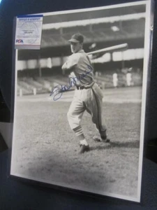 Stan Musial St Louis Cardinal Baseball Autographed George Brace 11x14 Photo PSA - Picture 1 of 1