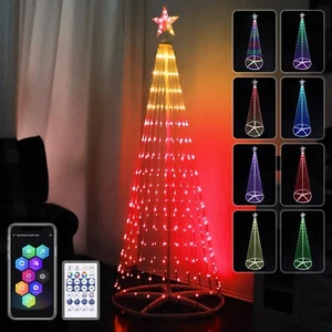 370-LED Lights Show Christmas Tree Decoration Multicloor Outdoor Home Yard Decor - Picture 1 of 22