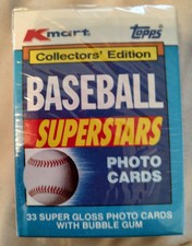 Topps Kmart Baseball Superstars Photo Cards Puckett Ripken McGwire Biggio Davis