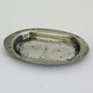 Ye Olde Tavern Miniature Pewter Tray for Salt and Pepper Shaker Set - Picture 1 of 4