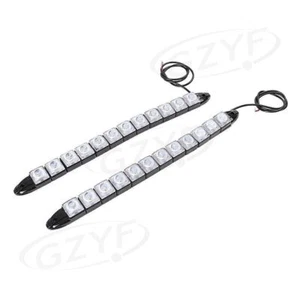 2× LED Universal Flexible DRL Daytime Running Light Driving Daylight Fog Lamp - Picture 1 of 10