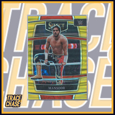 2022 Panini Select WWE Mansoor Concourse Gold Prizm 02/10 #4