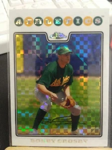 2008 Topps Chrome X-Refractor #88 Bobby Crosby -Oakland Athletics- - Picture 1 of 1