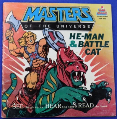 Kid Stuff Records & Tapes Masters of the Universe He-Man & Battlecat Booklet - Image 1 of 3