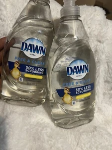 Dawn Ultra Free & Clear Lemon Essence Scent Dishwashing Liquid 2-Pack 14.6 Fl Oz - Picture 1 of 3