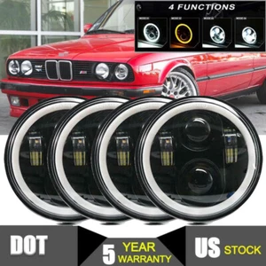 4x 5.75" 5-3/4 Inch LED Headlight HI/LO For BMW 325i 528i 535i 735i Bavaria - Picture 1 of 12