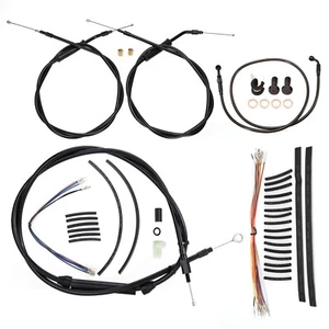 "Línea de freno Softail personalizada para Harley FXSTD sin ABS con manillar de 16"" 2007-2009" - Imagen 1 de 5