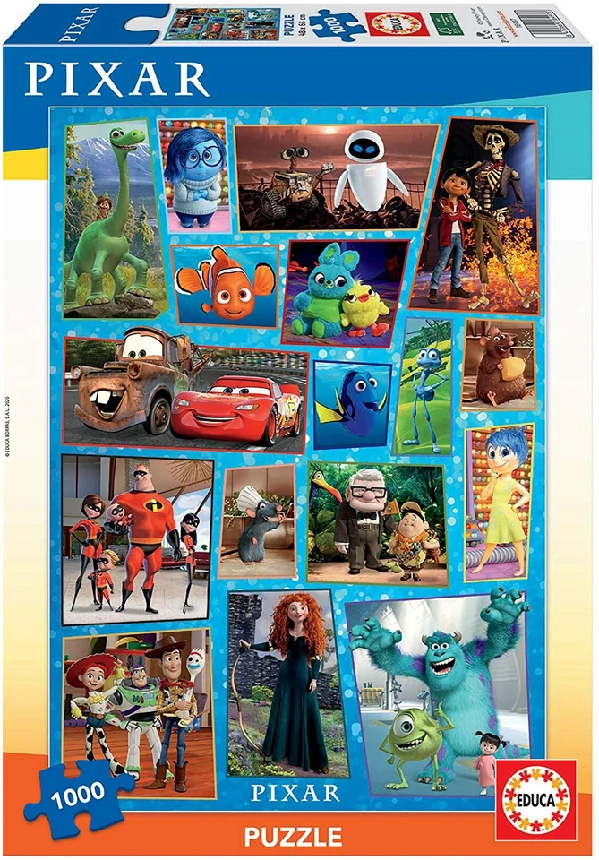 Disney Pixar 1000 Piece Educa Jigsaw Puzzle