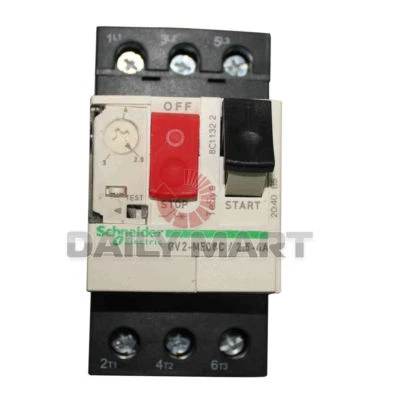 New Schneider Telemecanique GV2-ME08C 2.5-4A GV2ME08C Motor Circuit Breaker - Image 1 of 2