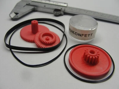 Für GRUNDIG CF7300 CF7200 CF7100 CF30 CF20 Reparatursatz Riemen und Zahnräder - Bild 1 von 4