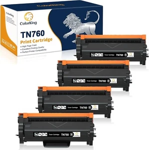 Color KIng Print Cartridges for Brother Printer TN730 / TN760 - Picture 1 of 5