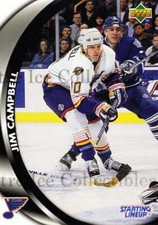 1998 Kenner Starting Lineup Cards Upper Deck #6 Jim Campbell