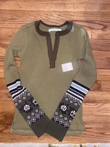 free people sweater xs Army Green New With Tags - Picture 1 of 4