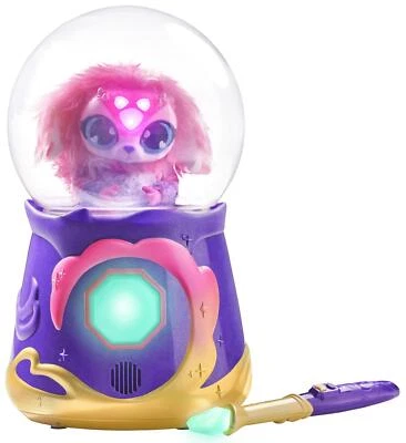 Magic Mixies Pink Magical Crystal Ball with Soft Interactive Plush Role Play Set