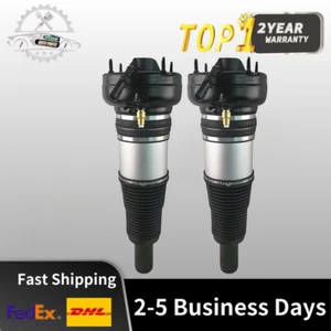 Front Pair Air Suspension Struts For Audi A6 S7 A7 A8 D4 Bentley Mulsanne 10-18 - Picture 1 of 9