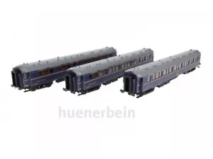 LS models 98014 CIWL sleeping car set 3 pieces Type WL S1+S2 blue/grey Ep3b new + original packaging - Picture 1 of 5