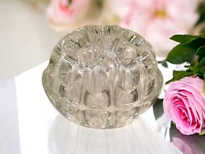 MC REIMS Glass Flower Frog for Flower Arranging marked Made in France 3.5” Tall - Image 1 of 4