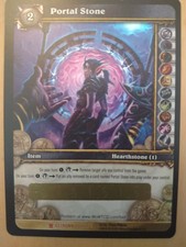 WOW World of Warcraft TCG Unscratched Loot Card Portal Stone
