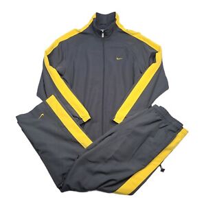 Nike Vintage Y2K Men's L Sweatsuit Track Suit Jacket & Pants Men’s Lined Nylon