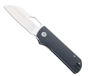 DIVO KNIVES PONY STOUT FOLDING KNIFE BLACK G10 STONEWASHED 14C28N STEEL - Picture 1 of 2
