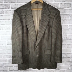 Hart Schaffner Marx Herren Sport Mantel Wolljacke 42 R braun Hahnentritt kariert - Bild 1 von 8
