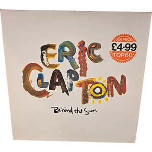 Eric Clapton Behind The Sun 1985 LP Duck Records Rock Vinyl - Foto 1 di 7