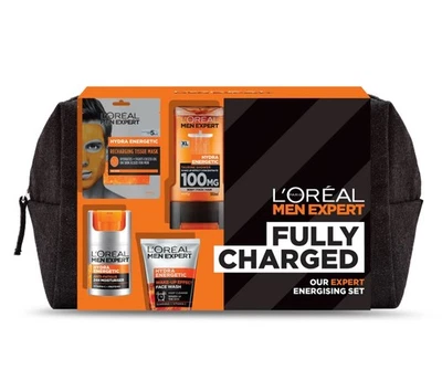 L'OREAL PARIS L'Oreal Men Expert Gift Set: Face Wash, Moisturiser, Shower Gel & Mask