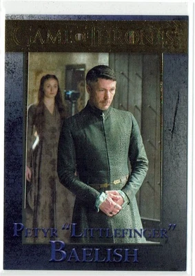 Game of Thrones Season 4 GOLD Parallel Chase Card #33 Peter Baelish #011/150 - Image 1 of 2