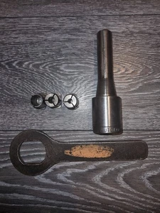 Bridgeport R8 Clarkson Autolock Spannzangenfutter 5-teiliges Spannzangenset - Bild 1 von 3