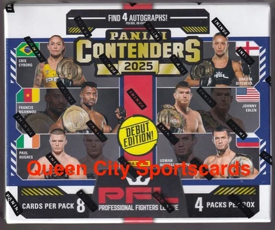 2025 Panini Contenders PFL Factory Sealed Hobby Box