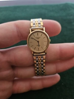 [Near MINT] LONGINES  Gold Dial  Women's Watch Quartz ! Swiss Working Battery!  - Image 1 of 4