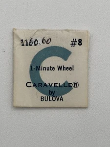 Caravelle Bulova #8 Cal 1160.60 Minuten Rad NOS - Bild 1 von 2