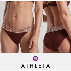 Bikini donna Athleta taglia S Aqualuxe batik fondo da bagno - Foto 1 di 4