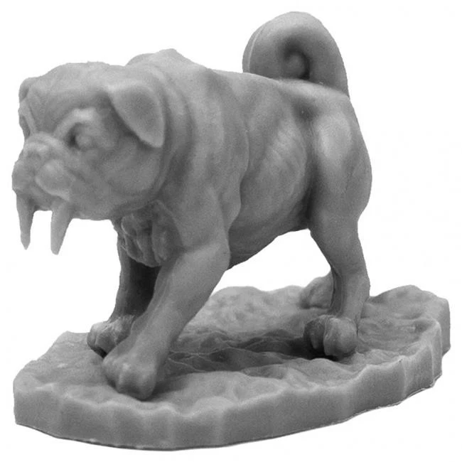 Reaper Miniatures REM44122 Bones Black Sabertooth Pug Miniatures & Miniature ... Foto 1 de 1