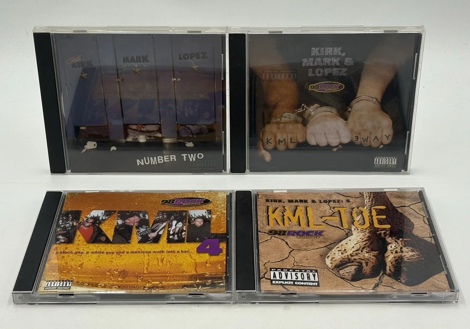 Kirk, Mark & Lopez 4 CD Collection *No Scratches* 98 Rock Baltimore Morning Show - Imagem 1 de 4