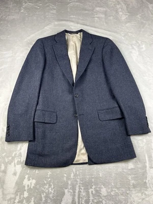 Paul Stuart Blazer Mens 37 Regular Wool Sport Coat Jacket Classic Canada Navy - Image 1 of 4