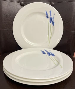 Set of 4 Create & Barrel ANNA’S ARTISTRY Dinner Plates 10 1/2” Germany  - Picture 1 of 9