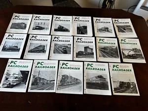 PC RAILROADER 1973-1975 —17 Issue Run Penn Central Train Magazine Rare - Picture 1 of 11