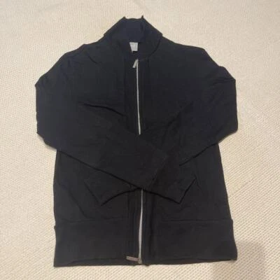 Versace Blouson Jumper 100% Cotton Size L Black Zip Up Men's U2697 - Image 1 of 4