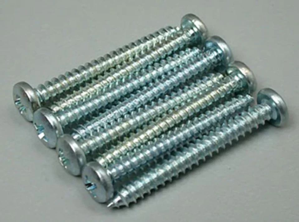 NEW Great Planes 4x1" Sheet Metal Screws Phillips (8) GPMQ3158 - Image 1 of 1