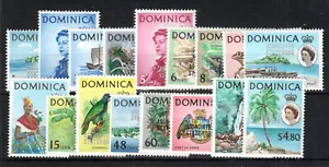 Dominica 1968 Associated Statehood opt set SG 14 MH - Picture 1 of 1