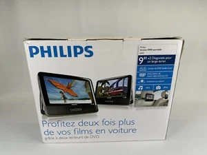 Philips Pd9016 37 9-inch Portable LCD Dual Screen DVD Player FOR THE CAR - Picture 1 of 8