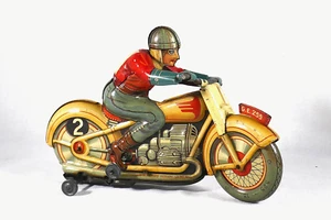 Technofix Motorrad G.E. 255, US-Zone, Uhrwerkantrieb funktioniert - Picture 1 of 6