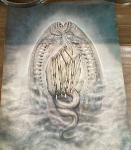 H.R. GIGER poster alien signed Numbered 164/350 20Th Century Fox Albin Berne