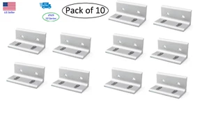 (Pack of 10) 4 Hole Inside Corner Bracket 10 Series 2525 profile - Picture 1 of 5