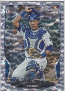 SALVADOR PEREZ 2013 Bowman SILVER ICE VARIATION Baseball Card KANSAS CITY ROYALS - Bild 1 von 2