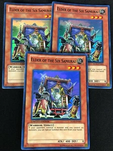YUGIOH ELDER OF THE SIX SAMURAI SAAS-EN001 SUPER X3 (NM) - Picture 1 of 1