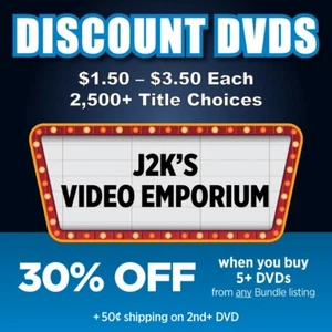 Discount DVDs ($1.50-$3 ea, Titles: #-L) *BUILD YOUR OWN BUNDLE & SAVE* - Picture 1 of 162